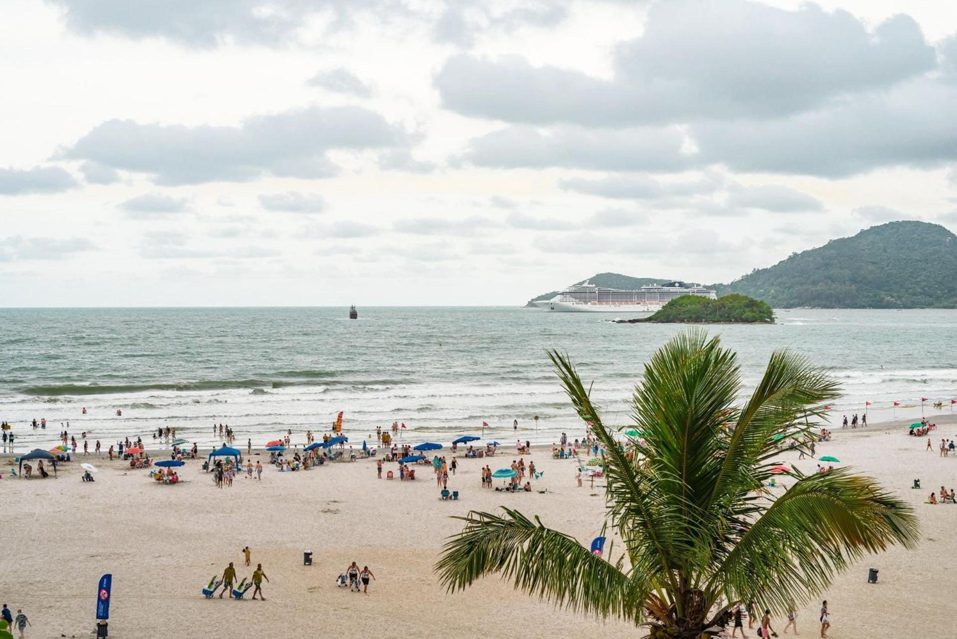 Apto Pe Na Areia Com Linda Vista Frente Mar Cel403 Διαμέρισμα Balneário Camboriú Εξωτερικό φωτογραφία
